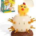 Large Size Pop Up Chick Board Game  Easter Basket Stuffer & Egg Hunt Fun  Pirate Games for Kids and Adults  Family Game Night, Parties, Gatherings