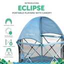 Baby Delight Go with Me Eclipse Deluxe Portable Playard, Blue Wave