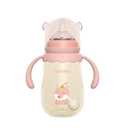 POTATO Baby Bottles PPSU Baby Feeding Bottle 10 oz Anti-Colic Bottles with Silicone Nipples Breastfeeding Bottles for Babies & Toddlers - Pink