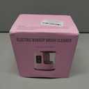 3 IN 1 Electric Makeup Brush Cleaner Machine With Makeup Brush Dryer-Holder-Portable Automatic USB Cosmetic Brushes Cleaner Tool for All Size Beauty Makeup Brush Set, Eyeshadow, Blush Brush (Rose Pink)