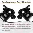 Rear Lower Left & Right Side Suspension Control Arm Kit Compatible with Nissan Altima 2013-2018 Maxima 2016-2021, Replaces 551B1-3TA0D 551B0-3TA0D