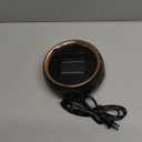 ASNUG Space Heater, Portable Electric 500W PTC Ceramic Heaters for Indoor Use, Efficient Fast Heating, Tip-Over & Overheat Protection, Quiet Small Mini Desk Heater for Bathroom Home Office Bedroom (Black)