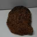 Alebery 27 Inch Drawstring Ponytail Extension for Black Women Deep Curly Ponytail Extension Synthetic Mixed with Human Hair Hairpieces Afro Kinky Curly Pony Tail for Daily Use (Brown)