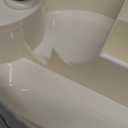 Ivory Rotating Vanity Organizer with Drawer & Brush Holder - 3 Layer Cosmetic Skincare & Perfume Storage - Countertop Makeup Display Case