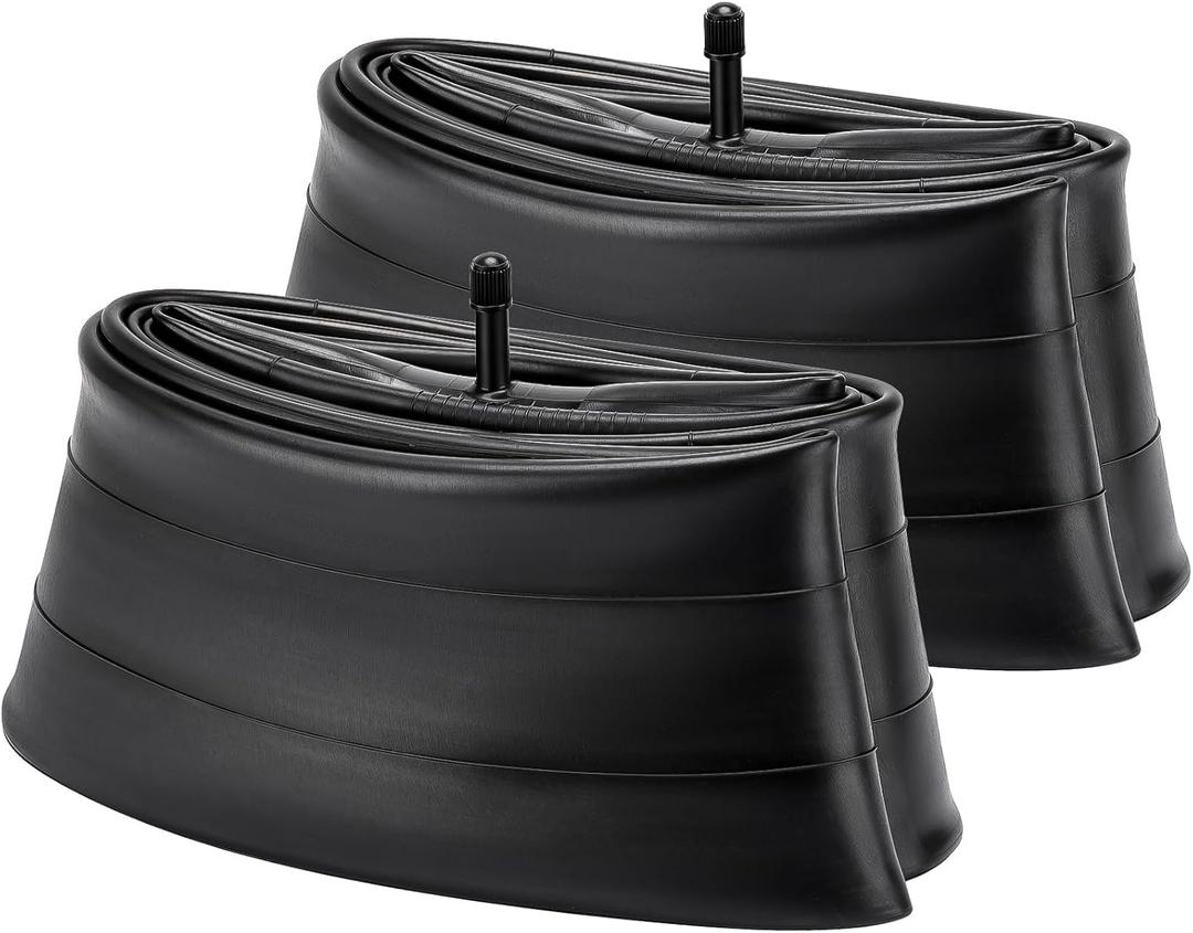 2-PCS 20x4 Heavy Duty E-Bike Tubes 20X4.0 AV32mm (89/102-406) Inner Tubes 20" x 4.0" Compatible with 20x3.5/4.0 E-Bike Bicycle Fat Tire Tubes Schrader Valve