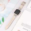 Wearlizer Leather Band Compatible with Apple Watch Bands Women 41mm 40mm 38mm 49mm 46mm 45mm 44mm 42mm, Fancy Dressy Strap for iWatch Series 11 10 9 8 7 6 5 4 3 SE/Ultra 3 2 1