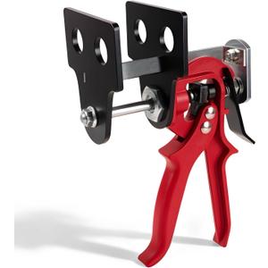 Brake Caliper Compression Tool, 4 Piston Brake Caliper Tool for Single/Twin/Quad Piston Calipers, 29100 Brake Pad Spreader Compatible with Most Cars and Light Trucks (Red)