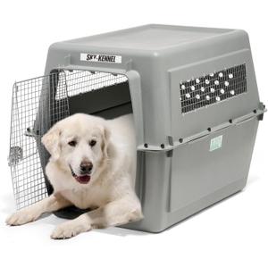 Petmate Sky Kennel - For Air and Travel, Airline Approved Dog Crate for Pets 90-125 lbs, Heavy Duty Dog Kennel, Made in the USA- 48 Inches