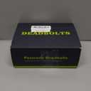 1 Pack Antique Brass Password Single Bronze Cylinder Deadbolt Lock Keyless Passcode Handle set Front Entry Interior Exterior Door Deadbolts