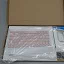 for iPad 9th / 8th / 7th Generation 10.2 inch & iPad Air 3rd Gen & iPad Pro 10.5 inch Case with 7 Color Backlit Keyboard - Built in Pencil Holder with Mouse (Pink)