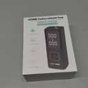 Tire Inflator Portable Air Compressor, 5X Faster Portable Air Pump for Car Tires with Powerful Battery, 180PSI Cordless Air Pump with Digital Pressure Gauge for Cars, Bike & Motorcycle Tires, Ball (Black)