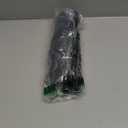 Miusol Women's Retro 1950s Style Half Collar Ruffle Cocktail Pencil Dress (Black, Small)