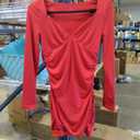 Dress for Women's, Orange, 90% Polyester, Size S