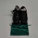 Men's Black Ballroom Latin Performance Shoes Waltz Modern Dancing Practice Shoe (11.5)
