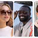 Livho Trendy Polarized Aviator Sunglasses Women Men, Retro Sun Glasses for Women Men 2025, Oversized UV Protection Shades
