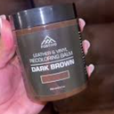 FORTIVO Leather Recoloring Balm With Mink Oil, Couch Repair Kit, Leather Dye And Restorer For Furniture