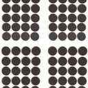 Furnigear Non Slip Furniture Pads - Self Adhesive Rubber Anti Skid Pads Grippers Rubber Chair Feet Furniture Pads for Hardwood Floors -Protectors for Furniture Table Legs Anti Slip 128 Pcs 3/4" Round