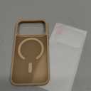 Miracase Magnetic for iPhone 17 Pro Case 6.3" with Screen Protector, [Compatible with MagSafe] Military-Grade Protection, Anti-Fingerprint, Slim Thin Phone Case for 17 Pro Cover, Glod Gold