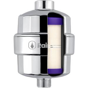 Bossa Showerhead Filter for Hard Water  Removes Toxic Chemicals, Chlorine & Heavy Metals | Mircron-level | High-Pressure, Anti-Clog | Leak-Proof Shower Filter | Easy Installation | Fits " IPS Arms (Chrome)