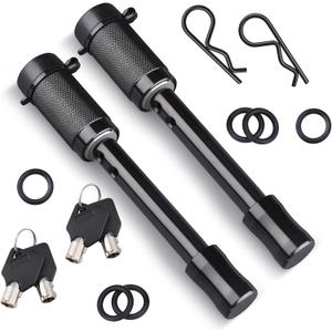 Kohree Trailer Hitch Pin Lock Set, 5/8 Inch Locking Hitch Pin with Keys, Tow Hitch Receiver Pin Lock Set Trailer Locking Pin for Class III IV Tow RV Trailer Hitch, Anti-Theft & Anti Rattle
