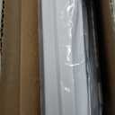 LazBlinds No Drill Blinds for Indoor Windows, Cordless 1" Vinyl Mini Blinds, Privacy S-Curve Blinds for Windows, Room Darkening Horizontal Window Blinds and Shades for Home, 25" W x 48" H, White