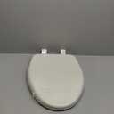 Bemis Alesio II Slow Close Toilet Seat, Easy Clean Hinges and Adjustable Perfect Fit Wood Seat, Made in USA, Elongated, Biscuit