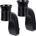 Hohean 2 Pack Wall Fragrance Plug in Compatible with Bath and Body Works WallFlower Refills, ETL Certified, Rotatable, Precise Scent Adjustable Fragrance Control Diffuser Plug for Home, Office (Black)
