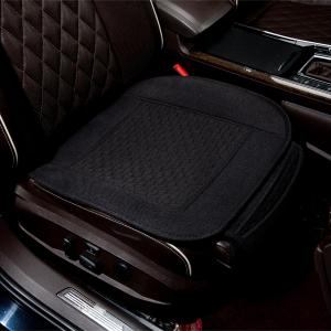 Linen Car Seat Covers,Cooling Bottom Seat Covers for Cars,Universal Car Seat Pad Cushion Breathable,Ventilated Only 2Pc Front Seat