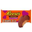 REESE'S Milk Chocolate Peanut Butter Hearts, Valentine's Candy Pack, 16 oz (2 Pieces)