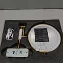 GURUN 8" Rechargeable Wall Mounted Makeup Mirror- 10X Magnifying Mirror with Light | 3 Color LED Lighting & Touch Control | 360 Rotation & Extended Arm | Dual-Sided Bathroom Mirror M1406DGJ(8",10X)