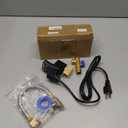 QWORK Automatic Timed Condensate Drain Valve 1/2" NPT Inlet 1/4" Outlet  Programmable Electric Air Drain for Compressor Tanks, Dryers & Filters (Split Set)