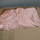 downluxe King Size Blanket with Satin Trim, Lightweight Down Alternative King Blanket for All Season, Machine Washable (Baby Pink, 90x108 Inch)