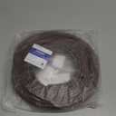 Brown Rubber Weather Stripping Door Seal Strip, D Shape Door Weather Seal Strip, SelfAdhesive Soundproofing Frame Insulation Tape for Doors Frame/Window Seal,Blocks Cold Drafts Noise, Brown 40ft