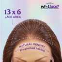 Sensationnel What Lace 13X6 Wigs - Latisha Lacefrontal Hand Tied Glueless Synthetic With Natural Density Preplucked Hairline (Off Black 1B)