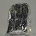 EBaokuup 100pcs 7.5 Inch Christmas Light Stakes,Yard Lawn Light Stakes for C7 C9 Christmas String Lights,Universal Outdoor Light Holders for Christmas Decorations Garden Patio Path (Black-7.5")