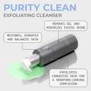 COSMEDIX Purity Clean Exfoliating Facial Cleanser Moisture-Rich Rejuvenating Face Wash for Fine Lines & Uneven Skin Tone Essential Oils for Radiant, Even Complexion 150 ml / 5 fl oz