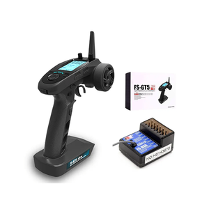 Flysky FS-GT5 6CH AFHDS RC Transmitter w/ FS-BS6 Receiver for RC Car Boat