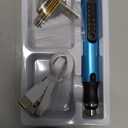 3-Speed Cordless Mini Drill Pen With 8 Small Drill Bits, Rechargeable Electric Hand Drill Pin Vise, Resin Drill Set For Jewelry Making, Resin, Plastic, Wood, Keychains DIY (BLUE)