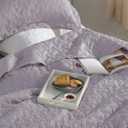 Bedsure Quilts Queen Size - Lightweight Bedspreads Queen Size with Basket Weave Pattern, Soft Quilt Bedding Set, Purple Comforter Set Coverlet for All Seasons with 2 Pillow Shams (90" x 96")