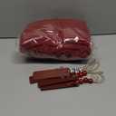 Christmas Stockings 18 Inches,Long Knitted Stocking with Name Tags, Christmas Decoration Hanging Stockings Fireplace Xmas Tree Ornaments for Home Family (4p-red-gj)