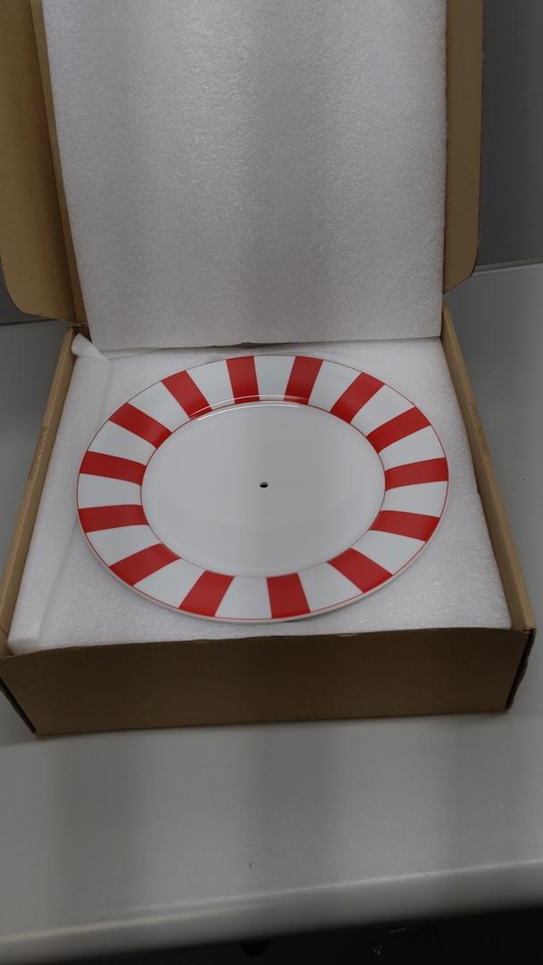 Lallisa 3 Tier Christmas Cake Stand 10", 9" and 7" Ceramic Xmas Tree Tiered Cupcake Display Holder Tower for Serving Food Cake Desserts Treats Holiday Party Decoration