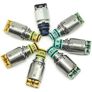 Transmission Solenoids Kits, 7Pcs Transmission Shift Solenoid Kit Electromagnet Set for Cruze LaCrosse Malibu 6T45E 6T40