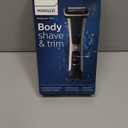 Philips Norelco Bodygroom 7000 Series, Showerproof Groin and Body Trimmer for Men, Precise Body Grooming, Adjustable Comb, Safe Even Below The Belt, 80 Min. Runtime, Model BG7030/49 (Black)