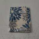 Artoid Mode Dahlia Aqua Floral Pinnata Flower Summer Table Runner, Seasonal Winter Holiday Kitchen Dining Table Decoration for Home Party Decor 13x72 Inch