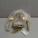 JO.KO Brushed Golden Door Handles,Privacy Door Lever,Keyless Interior Satin Brass Door Knobs, Heavy Duty Door Lock for Bedroom Bathroom (1 Pack)