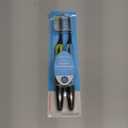 Amazon Basics Soft Toothbrushes for Adults - Pulsating Deep Cleaning with Soft Bristles, 2 Count, Assorted Colors