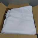 Fitable 8 Pack Table Cloth Rectangle Table: Stain and Wrinkle Resistant Tablecloth Rectangular, Washable Polyester Tablecloths for Wedding Party Dining Banquet Event Catering(White, 70x120 Inch)