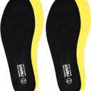 riemot 2 Pairs Memory Foam Insoles for Men 8mm Cushioning Black US11/EU44