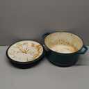 Mueller DuraCast 6 Quart Enameled Cast Iron Dutch Oven Pot with Lid, Heavy-Duty, Oven Safe up to 500° F & Across All Cooktops, Wedding Registry Ideas & Gifts, Emerald