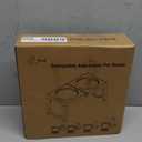 XIAZ Elevated Dog Bowls Slow Feeder Dog Bowl Stand Food and Water Bowl Set for Large Medium Sized, 4 Heights Adjustable, Non-Slip, Durable, Prevents Bloating & Improves Digestion